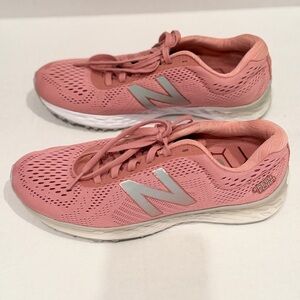 New Balance Women's Athletic Shoes in Pink and Silver